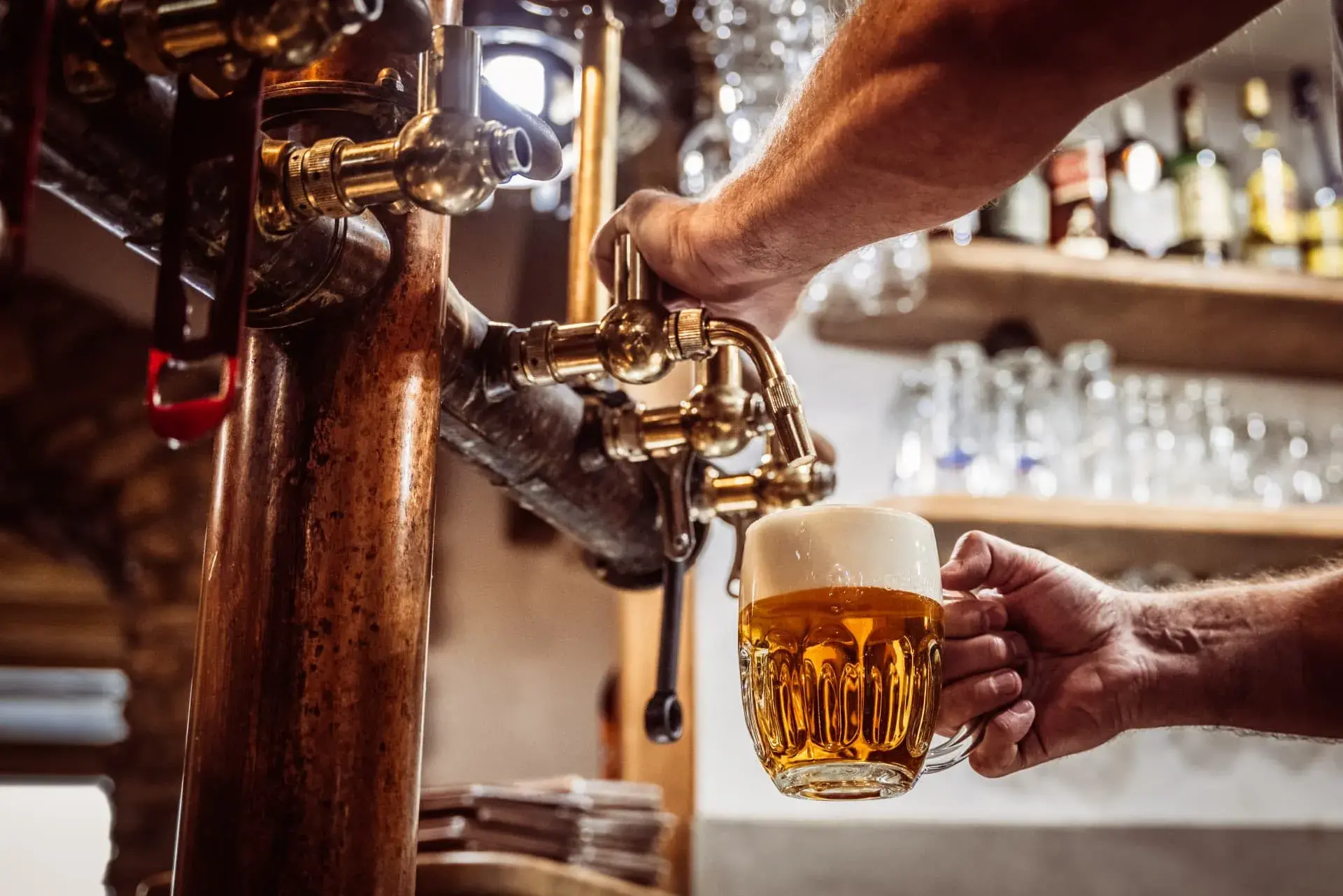 Točení piva u Balbínů